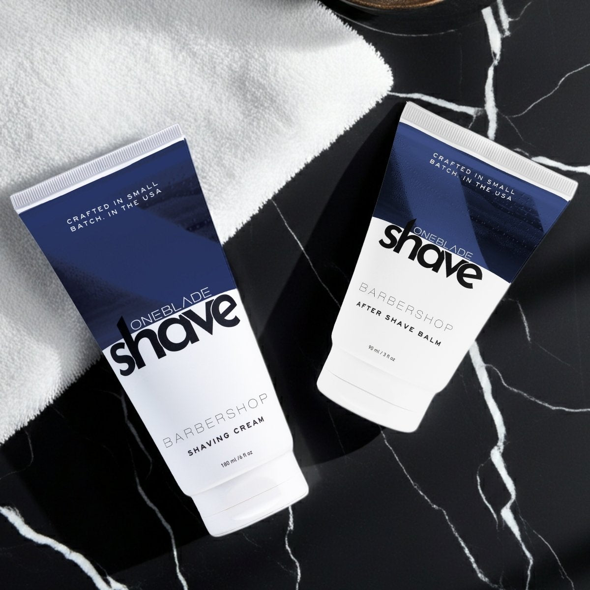 Barbershop Shaving Cream and After Shave Balm Bundle