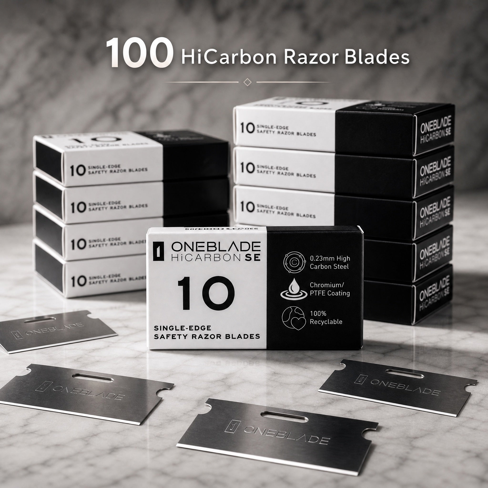 HiCarbon - Moderate Single Edge Safety Razor Blades