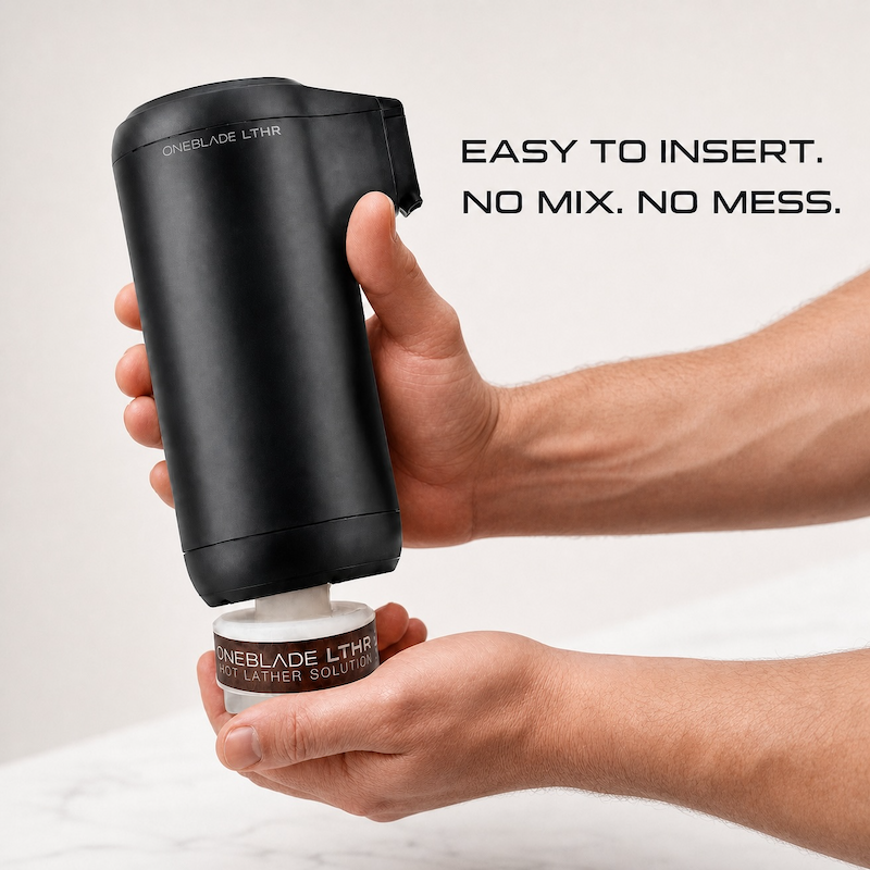 Hot Lather Machine Replacement Pod Insertion 
