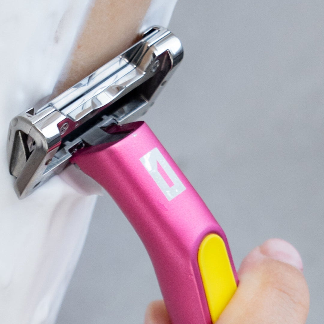 Down Womens Single Blade Razor Banner